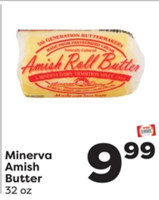Weis Markets Minerva amish butter offer
