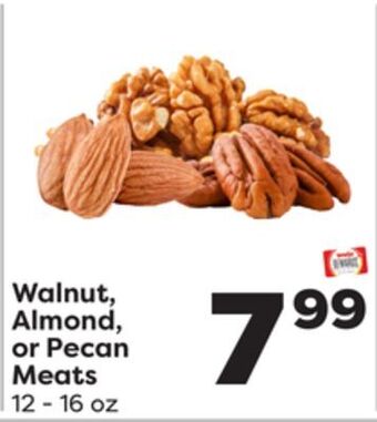 Weis Markets Walnut, almond, or pecan meats offer