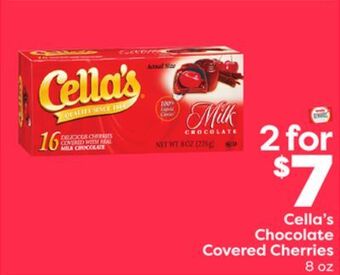 Weis Markets Cella's chocolate covered cherries offer