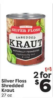 Weis Markets Silver floss shredded kraut offer