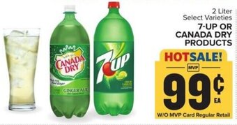 Food Lion 7-Up or Canada Dry Products 2 Liter offer