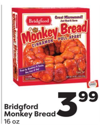 Weis Markets Bridgford monkey bread offer