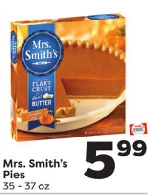 Weis Markets Mrs. smith's pies offer
