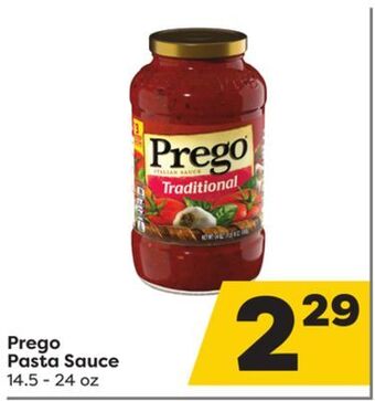 Weis Markets Prego pasta sauce offer