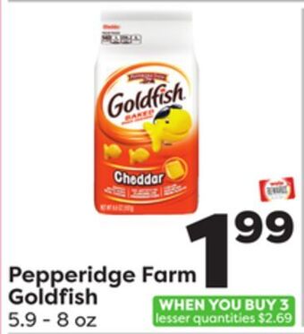 Weis Markets Pepperidge farm goldfish offer