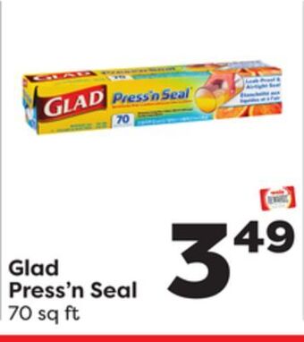 Weis Markets Glad press'n seal offer