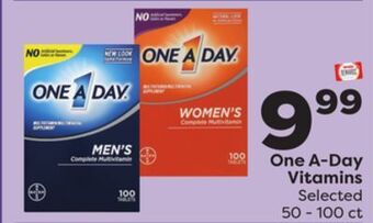 Weis Markets One a-day vitamins offer