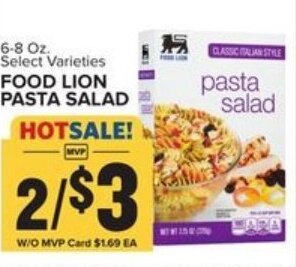 Food Lion Food Lion Pasta Salad 6-8 oz offer