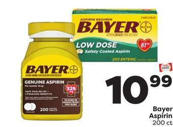 Weis Markets Bayer aspirin offer