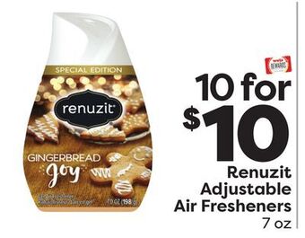Weis Markets Renuzit adjustable air fresheners offer