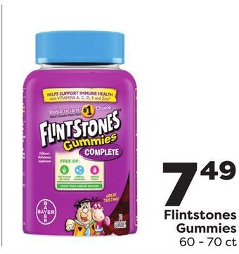 Weis Markets Flintstones gummies offer