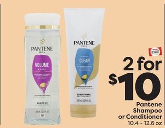 Weis Markets Pantene shampoo or conditioner offer