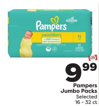 Weis Markets Pampers jumbo packs offer