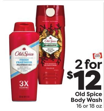 Weis Markets Old spice body wash offer