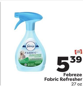 Weis Markets Febreze fabric refresher offer