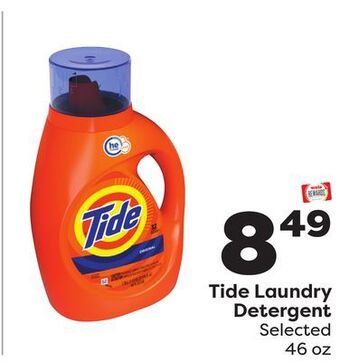 Weis Markets Tide laundry detergent offer