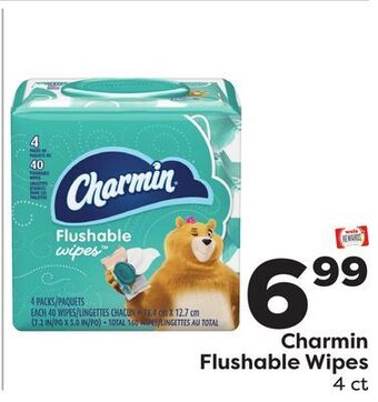 Weis Markets Charmin flushable wipes offer