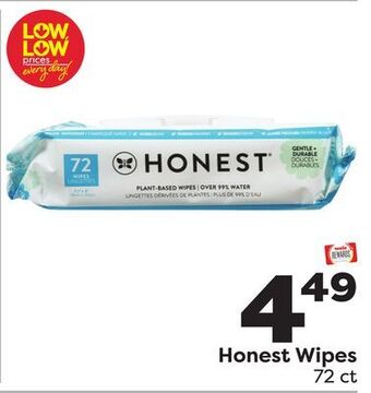 Weis Markets Honest wipes offer