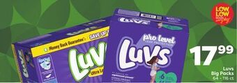 Weis Markets Luvs big packs offer