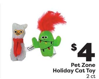 Weis Markets Pet zone holiday cat toy offer