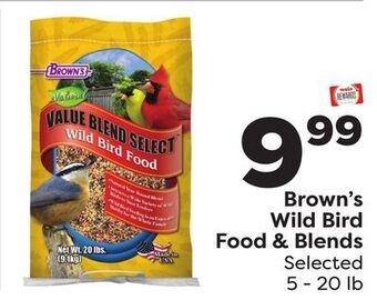 Weis Markets Brown's wild bird food & blends offer