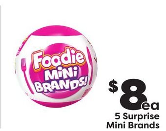 Weis Markets 5 surprise mini brands offer