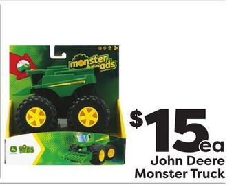 Weis Markets John deere monster truck offer