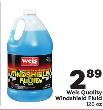 Weis Markets Weis quality windshield fluid offer