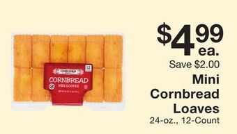 Fairway Store Market Mini cornbread loaves offer