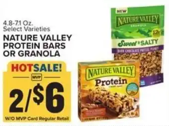 Food Lion Nature Valley Protein Bars or Granola 4.8-7.1 oz offer