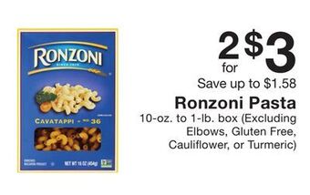 Fairway Store Market Ronzoni pasta offer
