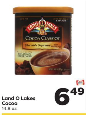 Weis Markets Land o lakes cocoa offer