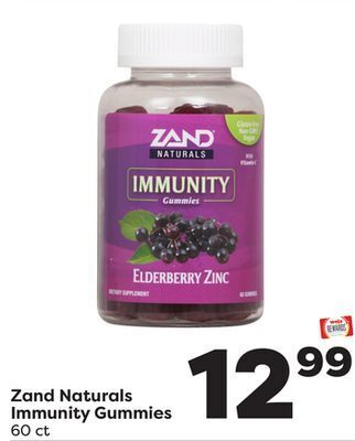 Weis Markets Zand naturals immunity gummies offer