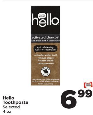 Weis Markets Hello toothpaste offer