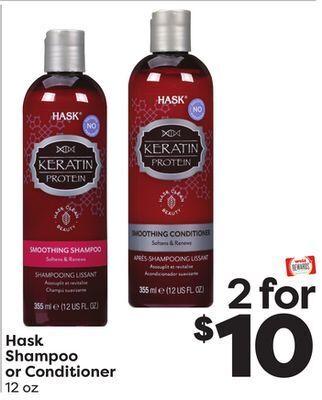Weis Markets Hask shampoo or conditioner offer