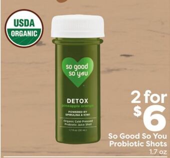 Weis Markets So good so you probiotic shots offer