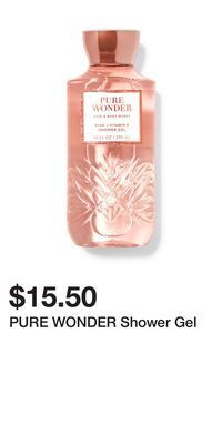 Bath & Body Works Pure wonder shower gel offer