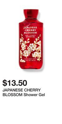 Bath & Body Works Japanese cherry blossom shower gel offer