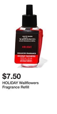 Bath & Body Works Holiday wallflowers fragrance refill offer