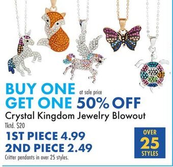 Boscov's Crystal kingdom jewelry blowout offer