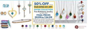 Boscov's Entire collection fine birthstone jewelry offer