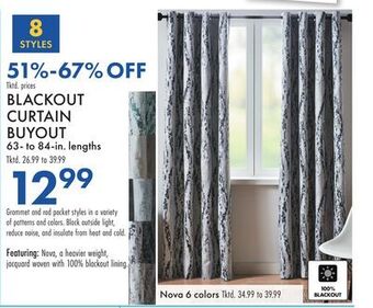Boscov's Blackout curtain buyout offer