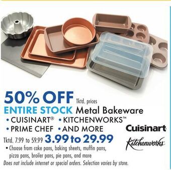 Boscov's Metal bakeware offer
