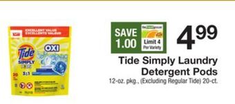 The Fresh Grocer Simply laundry detergent pods offer