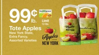 The Fresh Grocer Tote apples offer
