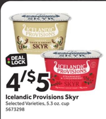 Stop&Shop Icelandic provisions skyr offer