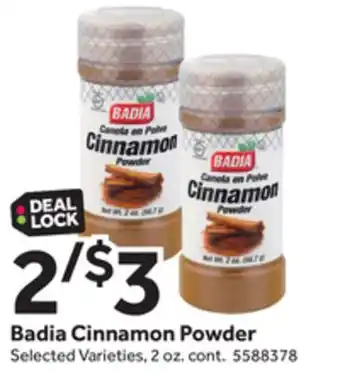 Stop&Shop Badia cinnamon powder offer