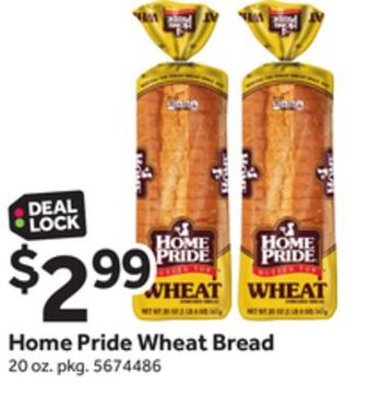 Stop&Shop Home pride wheat bread offer