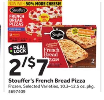 Stop&Shop Stouffer's french bread pizza offer