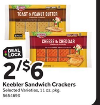Stop&Shop Keebler sandwich crackers offer